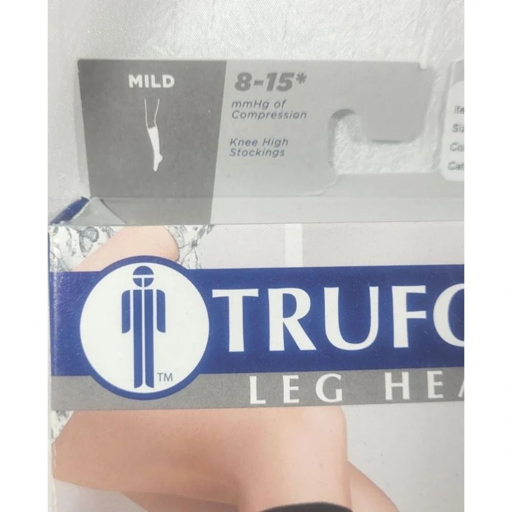 Truform Beige Compression Knee High Stocking Mild 8-15mmHg #1763 - Size XL